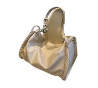 Générique Grand sac fourre-tout pour femme, sac à main simple à bandoulière pour l'école, le travail et les loisirs | blanc