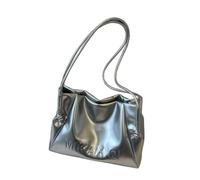 Générique Grand sac fourre-tout pour femme, sac à main simple à bandoulière pour l'école, le travail et les loisirs | argent