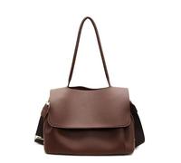 Générique Grand sac fourre-tout pour femme, sac à main simple à bandoulière pour l'école, le travail et les loisirs | marron