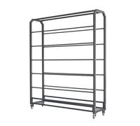 Générique Grand Support De Rangement for Rouleaux De Tissu Commercial Textile, Organiseur De Papier Vinyle Mobile À 360°, Grand Espace De Rangement(10 Rods)