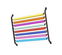 Générique Grand Support Stockage Commercial Textile, Support Stockage Rouleau Tissu Multi-Usage, for l'organisation Bobine Textile Papier Peint Film fenêtre(H150cm,8-Layer)