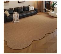 Générique Grand Tapis en Sisal, Tapis Antidérapant Intérieur-extérieur, for Trafic Intense, Salon, Chambre À Coucher, Cuisine, Salle À Manger, Patio(Brown,100x120cm/39x47in)