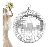 Générique Grande Boule Disco Grand Accessoire de décoration de fête argenté