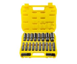 Générique Grande Collection De Douilles e 8 À 32 Mm, Multiplicateur De Force À Bascule, Poignée Centimétrique Résistante, Embout Hexagonal À Large Accès | Produit De Qualité Via Engineer Fix