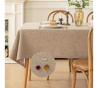 Générique Grande Taille Nappe Rectangle en Lin, 85 x 90cm Style Provence pour Cuisine Et Salle à Manger
