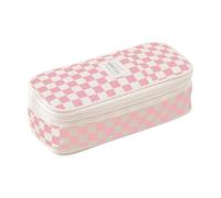 Générique Grande Trousse À Crayons,Pochette De Rangement pour Stylos | Boîte Extensible Double Fermeture Éclair Organisateur Fournitures Scolaires Design Esthétique pour Écolières Étudiantes Et