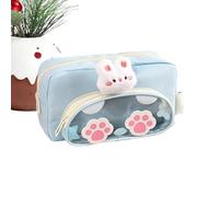 Générique Grande Trousse à Crayons | Rangement Fournitures Scolaires Motif Animaux avec Fermeture Éclair | Pochette Rangement Cosmetiques | pour Gommes Regles Garçons Adolescents Étudiants Femmes