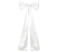 Générique Grands nœuds de Noël en Tissu de Soie, 48,3 x 114,3 cm pour décorations de Sapin de Noël, nœuds en Ruban pour Manteau, Porte d'entrée, Mur, Porche et décorations de Mariage