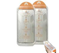 Générique Grasoftness Screen Protector for iPhone 16/15/14/13 Plus Pro Max, New Invisible Screen Protector, Fingerprint Proof Dust Free Without Bubbles, Easy Installation (2 PCS,15Pro)