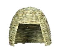 Générique Grass House for Rabbits,Multi-Function Folding Beds Guinea Pig Hideouts - Versatile Pet Hay Bed Playhouse, Small Animal Habitat Decor for Hedgehogs, Guinea Pigs
