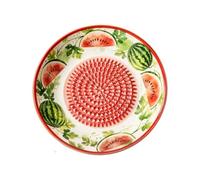 Générique Grater Plate - Ceramic Ginger Grater Single Piece Mincer and Bowl