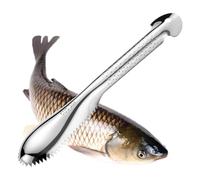 Générique Grattoir À Poisson,Accessoire De Nettoyage De Poisson En Acier Inoxydable À Poignée Ergonomique | Pour Peau De | Pour Dortoir Camping Barbecue Fête Maison Restaurant Hôtel