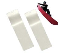 Générique Grattoir À pour Snowboard | 2 Pièces Acier Inoxydable Équipement Hivernal - Grattoir À Fart pour Ski Et Snowboard,pour Sports Ski Vélo Plein Air Jardinage Maison Voyage Déneigement