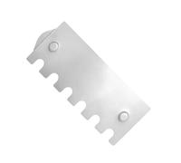 Générique Grease Gate, Stainless Steel Magnetic Blocker, Durable Grill Greases Guard, Heat-Resistant Cooking Tool, Food Grease Stopper for Griddle Barbecue Camping Picnic Outdoor Kitchen