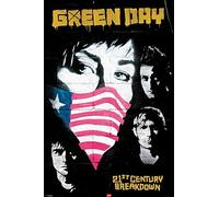 Générique Green Day - Flag Mask - 61X91,5 Cm Affiche/Poster