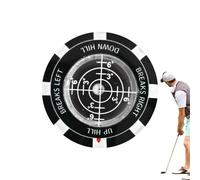Générique Green Reading Aid - 4x4x0.5cm Portable ABS Double Sided Bubble Level Golf Putting Tool 20g | Golf Putt Green Reading Ãid, Alignment Training Aid, Practice Tool for Beginners Professionals