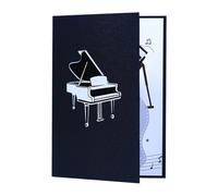 Générique Greeting Cards - Handmade Birthday Cards Funny Foldable Celebration Card For Congratulations & Thanksgiving | 3D Greeting Card Piano Paper Carrd
