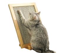 Générique Griffoir pour Chat en Bois Naturel - Jouet à Griffer Durable Et Antidérapant pour Chats | Meuble De Repos Pourr,Salon, Chambre, Coin Sol | Grand Format 47x37cm, Poids 1800g, Ne Peluche Pas