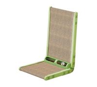 Générique Griffoir pour Chat en Carton Ondulé avec Panneau Anti-griffures et Base en Forme de L. Multifonctionnel et Adapté Aux Chats D'intérieur, Vert