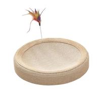 Générique Griffoir pour Chat Résistant Aux Griffures, Portable et Antidérapant, Idéal pour Reposer Votre Chaton sur Un Canapé Ou Un Fauteuil. Accessoires pour A, Teaser Rond et Chat
