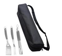Générique Grill Utensil Storage, Portable Outdoor Cookware Pouch with Compartments, 22.44x3.94x3.94 inches Multifunctional Bag for Picnic, Catering, Camping, RV Cooking, Backpacking and Tailgating