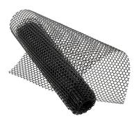 Générique Grillage à Poules en Plastique Noir Léger et Facile à Couper Maille Hexagonale 0,8cm pour Protection Extérieure de Jardin et Clôture d'animaux