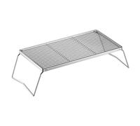 Générique Grille à Foyer Barbecue Acier Inoxydable à Hauteur Réglable