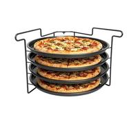 Générique Grille à pizza Étagère pliable robuste à 4 niveaux