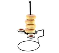 Générique Grille à Poulet pour fumoir, Grille à Poulet pour Four | Rôtissoire de Entier pour fumoir - Support de rôtissoire en Acier Inoxydable, Support de avec Tasses à Sauce, Support de p