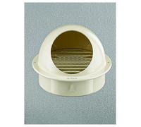 Générique Grille d'aération extérieure résistante aux intempéries, Grille hémisphérique en Acier Inoxydable 304, Grille bombée, adaptée à Une Utilisation en extérieur(Milk,7cm/2.8in)