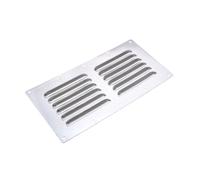 Générique Grille D'aération Marine 230x115mm en Acier Inoxydable | Persienne verticale, conception rectangulaire, montage mural, résistant à la corrosion