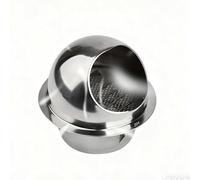 Générique Grille D'Aération Ronde en Acier Inoxydable 304 60mm 120mm 160mm Ventilation Grille Couvercle À Rabat pour Grille D'aération Robuste et Résistant aux Intempéries Silver(200mm)