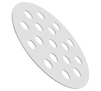 Générique Grille de Barbecue Charbon de Bois en Fer Ronde pour Cuisson Uniforme, Accessoire Multifonctionnel pour Barbecue Couvercle Lors de Pique-niques en Famille
