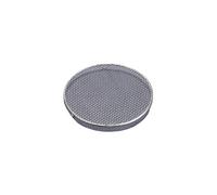 Générique Grille de Barbecue Circulaire ou carrée en Acier Inoxydable 304 qualité Alimentaire, avec Pieds et système d'égouttage des Graisses pour Le Camping et Les barbecues en Plein air(21X1.5cm)