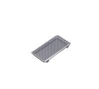 Générique Grille de Barbecue Circulaire ou carrée en Acier Inoxydable 304 qualité Alimentaire, avec Pieds et système d'égouttage des Graisses pour Le Camping et Les barbecues en Plein air(16X8X1.5cm)