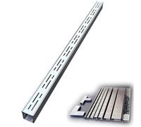 Générique Grille de caniveau en Acier Inoxydable, Largeur 1,4/2/2,8/3,9/5,9/7,9 Pouces, Longueur 39,4 Pouces, kit de Drainage extérieur pour allées, patios, plages de Piscine et Zones commer