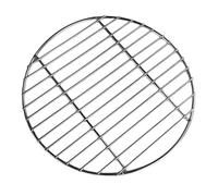 Générique Grille de Cuisson Ronde en Acier Inoxydable 22 CM pour Barbecue Extérieur Tapis de Cuisson en Métal Résistant à l'usure pour Griller Viande Légumes et Poisson en Plein Air