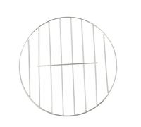 Générique Grille de Cuisson Vapeur en Acier Inoxydable Argenté, Support Vapeur Pratique et Coussin Isolant Thermique pour Ustensiles Cuisine et Cuiseur Électrique