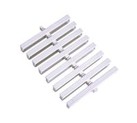 Générique Grille De Débordement Drainage Piscine, Couvercle Sortie Épissé en Plastique PP, Charge Roulement Surface Granulaire Antidérapante 250 Kg, for Extérieur Et Intérieur(20cm/10pieces)