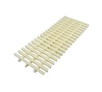 Générique Grille De Drainage De Piscine, Couvercle De Grille De Drainage en Plastique ABS, Couvercle D'écran De Drainage De Douche Épissable À 3 Trous, Charge De Roulement 250 Kg(25cm/15pieces)