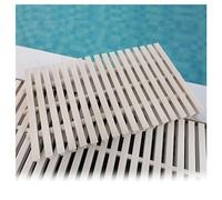 Générique Grille de Drainage de Piscine en PVC Durable - Caniveau intérieur/extérieur modulable, système de trop-Plein Efficace pour Un Drainage Optimal et Une sécurité Accrue