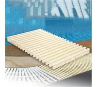 Générique Grille de Drainage de Piscine Haut de Gamme, 30 x 100 cm, Lot de 15, idéale pour Les allées, terrasses, patios et espaces commerciaux - Solution de Grille Blanche Durable