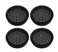 Générique Grille de Protection Noir Facile à Installer Cache Haut-Parleur pour Voiture 4pcs en Plastique pour Tweeter et Subwoofer Système Audio Automobile