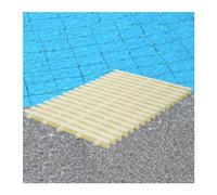 Générique Grille de trop-Plein pour Piscine - Couvercle de Drain de Sol Flexible résistant aux UV, Filtre de Protection de gouttière antidérapant pour douches et allées, 9 pièces (35 x 100 cm/13,78 x