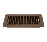 Générique Grille de Ventilation au Sol en Fonte Marron Grille d'Aération Robuste en Fer Cache de Ventilation pour Salle de Bain et Camping-Car Améliore la Circulation d'Air