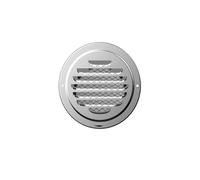 Générique Grille de Ventilation Ronde épaisse en Acier Inoxydable avec moustiquaire for hotte aspirante et Murs de Cuisine/Salle de Bain(20cm/7.8in)