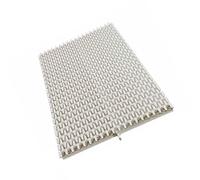 Générique Grille d'épissure dentelée Piscine, Couvercle vidange Douche et passerelle, Grille débordement, for Usage Commercial sur chaussée Maison(A-White,25x100cm/10pcs)