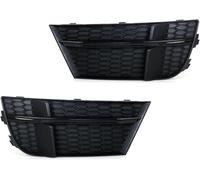 Générique grille du boîtier de phare antibrouillard Cache-phares antibrouillard pour A3 S3 2017-2019, 1 paire, cadre de phare