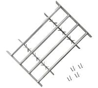 Générique Grille réglable de sécurité de fenêtres et 4 Barres 1000-1500mm, Quincaillerie, Matériaux de Construction, Fenêtres, Argent, (Poids 9.6KG)