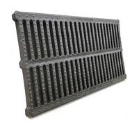 Générique Grilles de Drainage extérieures en Plastique polymère, Drain de Sol antidérapant en polymère, Grille carrée 4/5/6 Pouces Large(50x30x2.5cm/19.5x11.7x1in)